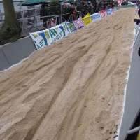 Tervuren-the sand was long and deep with a right hand turn at the end of it.
